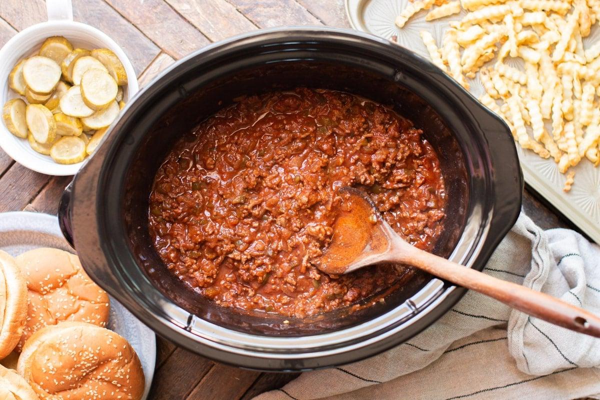 Sloppy Joes a Cottura Lenta 6 Carne di Sloppy Joe cotta