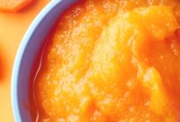 Quick Healthy Instant Pot Pumpkin Carrot Baby Puree