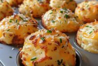 Crispy Golden Cheesy Potato Puffs