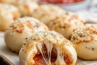 Simple Pepperoni Pizza Bombs