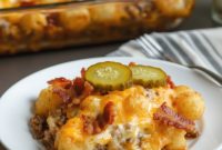 Epic Bacon Cheeseburger Tater Tot Bake