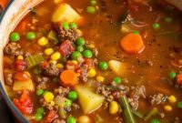 Quick & Easy Hamburger Soup: A Delicious Meal