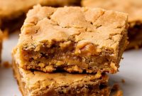 Deliciously Quick Peanut Butter Cookie Bars