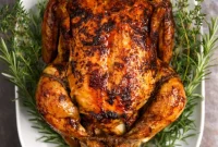 Golden Roast Chicken Perfection