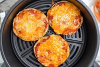 Easy Air Fryer English Muffin Pizzas