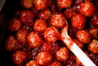 Effortless Cranberry Glazed Meatballs
