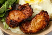 Crispy and Juicy Air Fryer Chicken Thighs