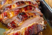 Perfectly Juicy Bacon Brown Sugar Pork Tenderloin Recipe