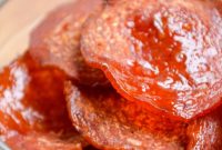 Air Fryer Pepperoni Crisps