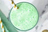 Homemade Shamrock Shake
