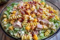 Effortless Chicken Club Pasta Salad