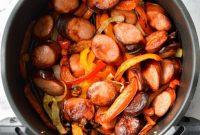 Air-Fried Sausage and Peppers