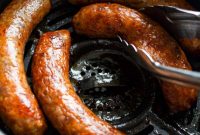 Quick Crispy Air Fryer Italian Sausages