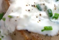 Tender Instant Pot Pork Chops with Creamy Chive Sauce