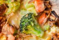 Golden Cheesy Vegetable Bake