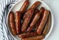 Crispy Air Fryer Breakfast Sausages