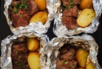 Garlic Steak and Potato Foil Packets: Quick Dinner, Epic Flavor