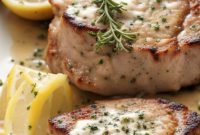 Family Heirloom Creamy Lemon Thyme Pork Chops A Taste of Generations