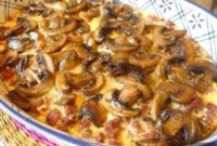 Savory Mushroom Beef Casserole: Grandma’s Hearty Family Favorite