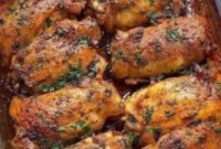 Grandma Lucy’s Family Favorite Baked Chicken Thighs