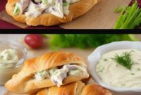 A Gourmet Chicken Salad Croissant Redefining Classic Luxury