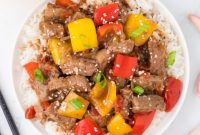 Slow Cooker Pepper Steak