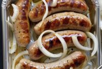 Tender Oven Braised Beer Brats