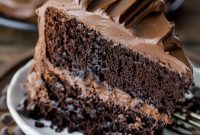 Decadent Velvety Chocolate Layer Cake