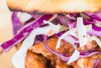 Easy Instant Pot Buffalo Chicken Sandwiches