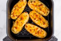 Perfectly Crispy Air Fryer Twice Baked Potatoes