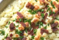 Instant Pot Creamy Cheesy Cauliflower Bake