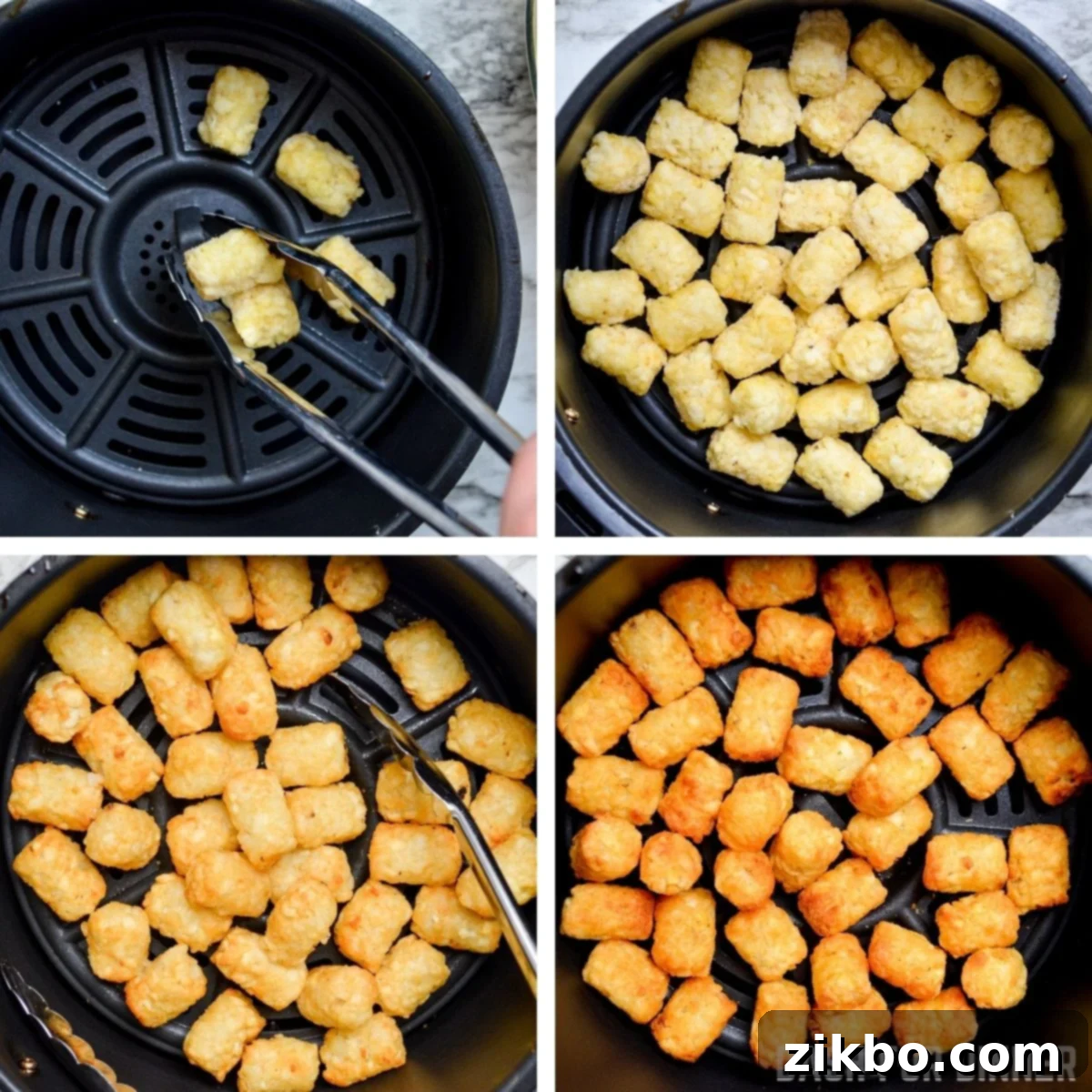 How to make tater tots in the air fryer.