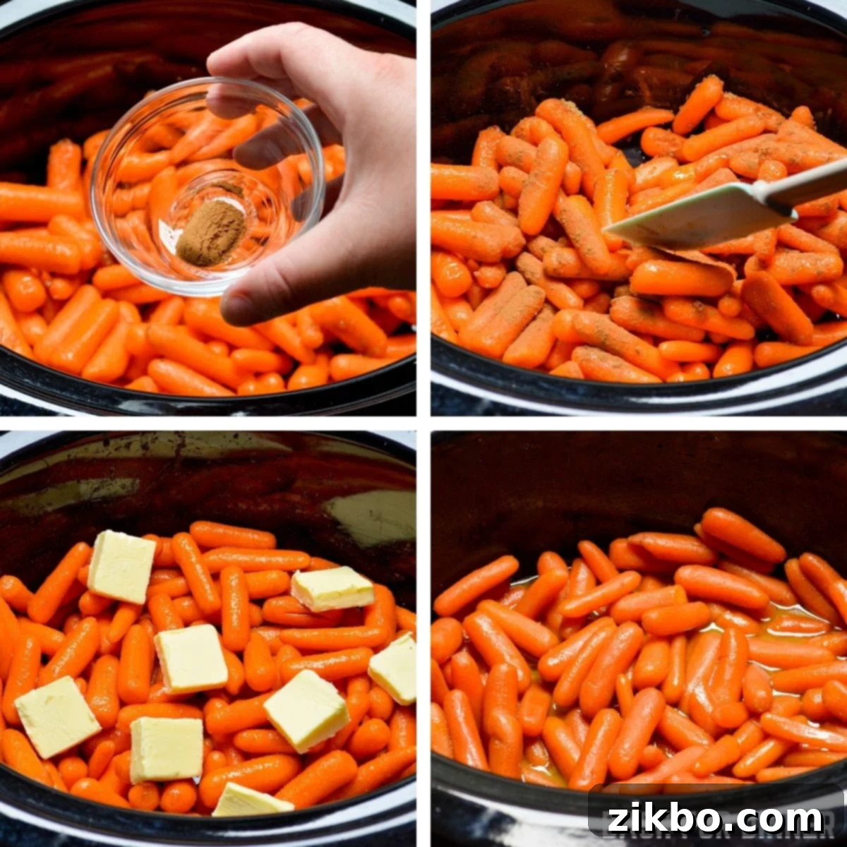 How to make slow cooker glazed carrots