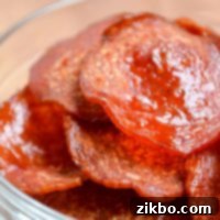 A close up of pepperoni chips made in an air fryer.