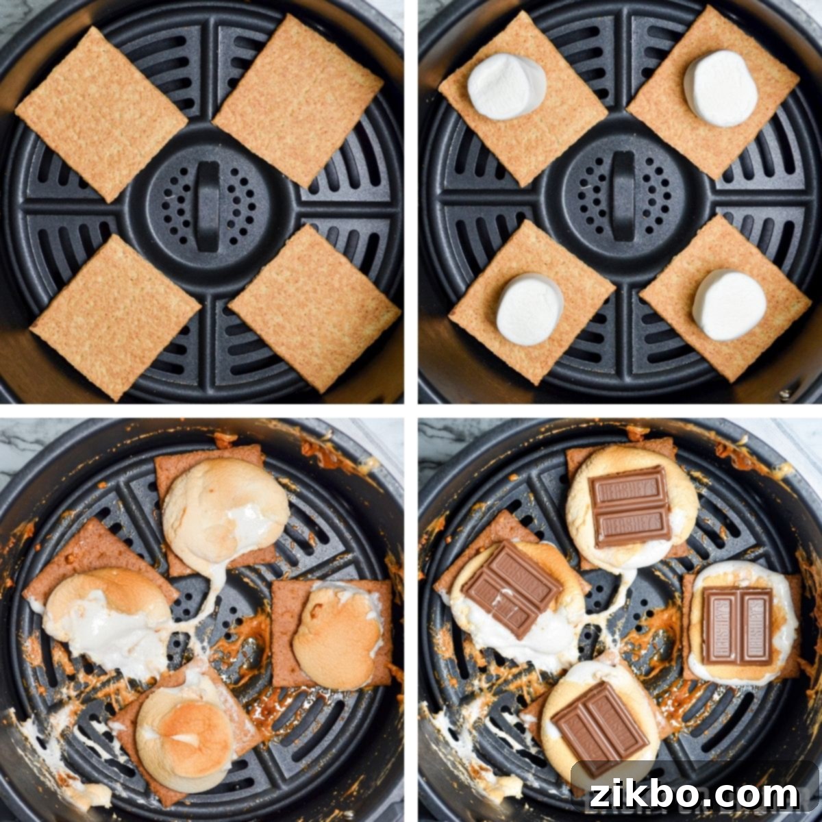 how to make air fryer smores