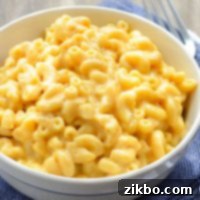 Quick and Creamy 5-Ingredient Instant Pot Velveeta Mac and Cheese 12 5 ingredient instant pot mac and cheese in a small bowl.