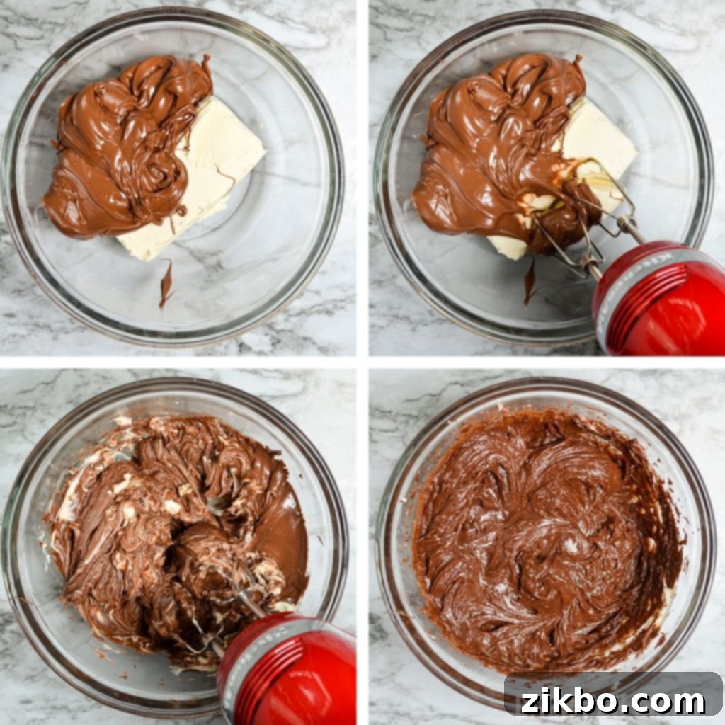 How to make nutella pie filling