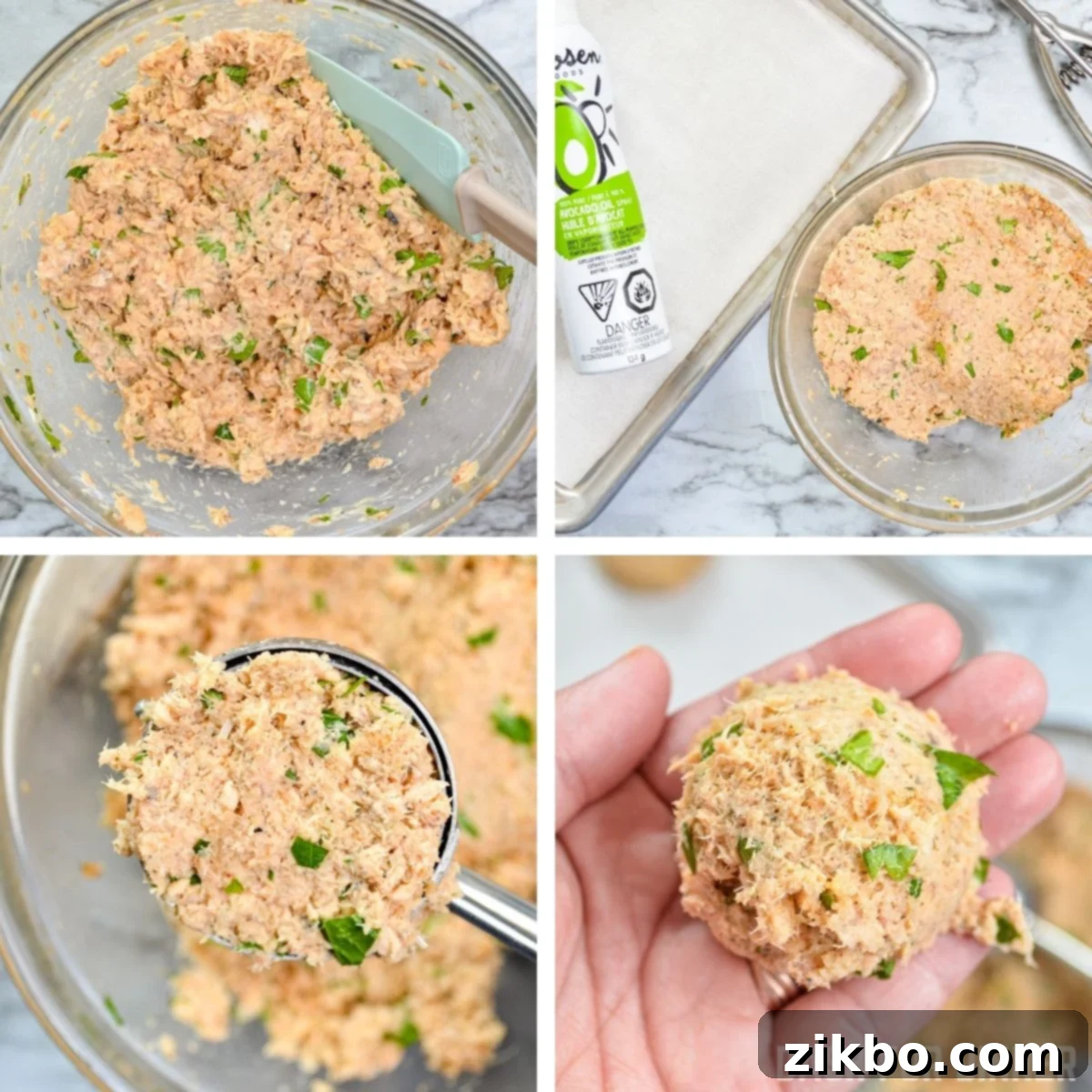 How to make homemade canned salmon patties.
