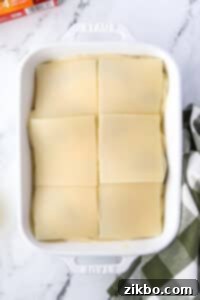 Topping a casserole with Swiss cheese slices.
