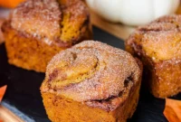 Swirled Cinnamon Mini Pumpkin Loaves