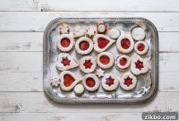 Cinnamon Orange Linzer Cookies