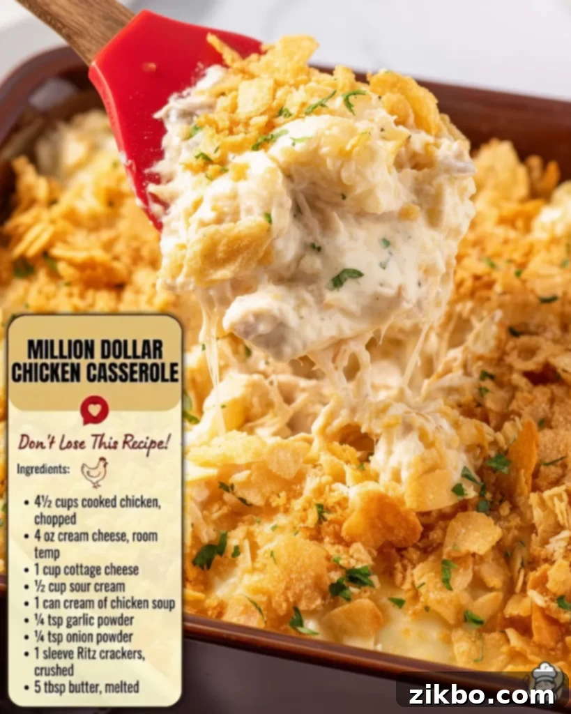 Creamy Million Dollar Chicken Casserole